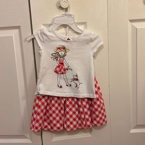 Girls Top/Skirt set